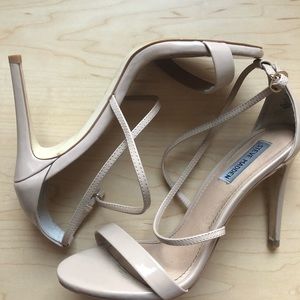 Strappy nude Steve Madden heels